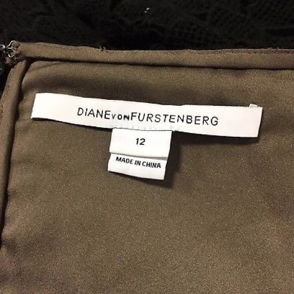 Diane Von Furstenberg Shift Dress Sarita Lace 12 - Picture 3 of 8